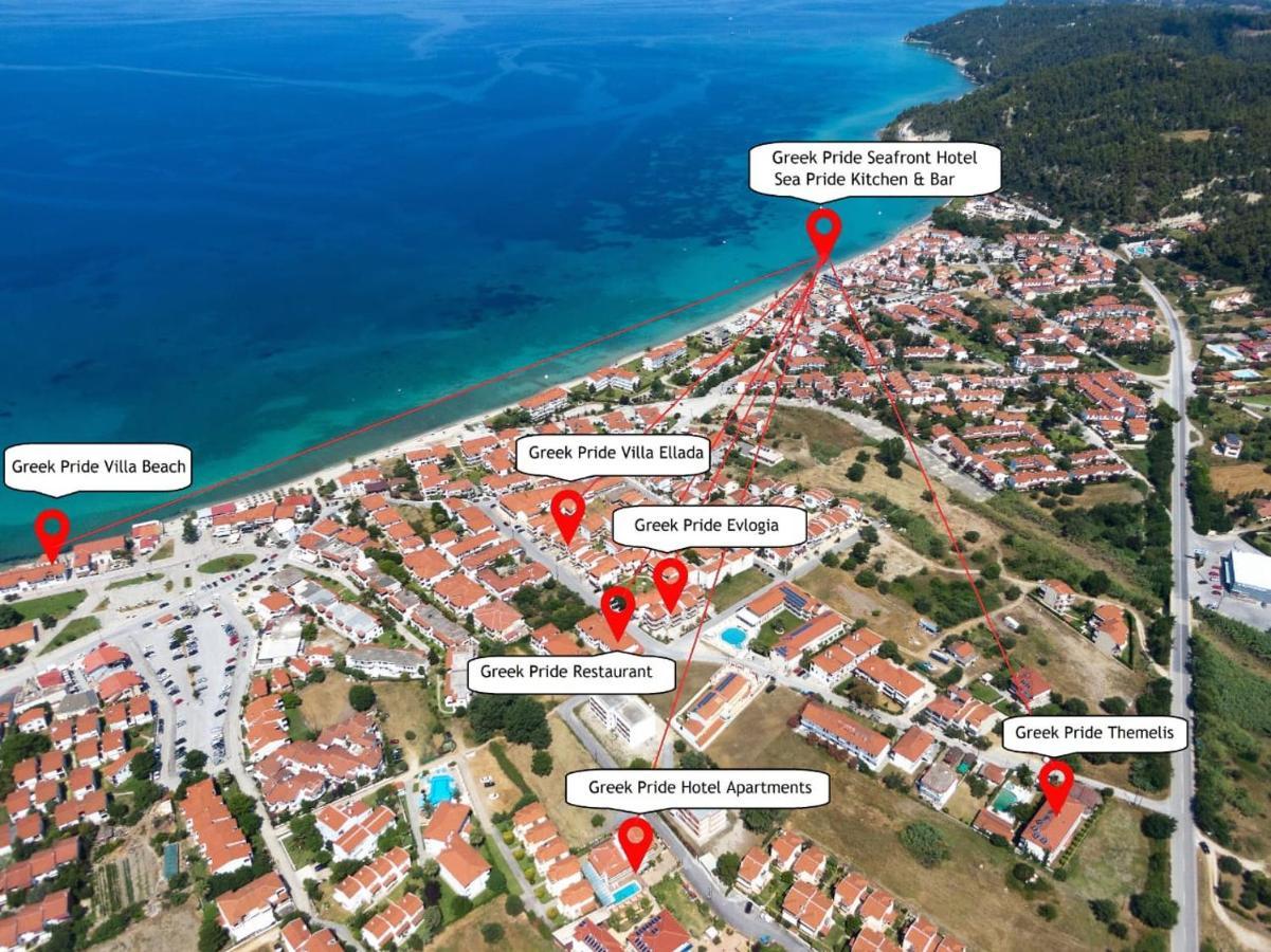 Halkidiki Greek Pride Seafront Hotel Skála Foúrkas Exteriör bild
